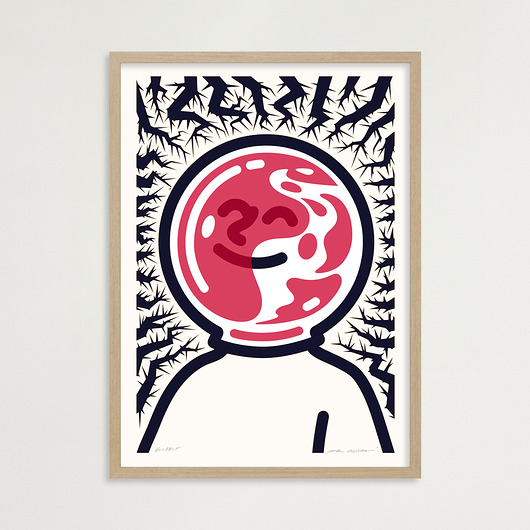 Plakat Sitodruk Bubble