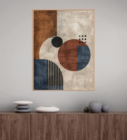 Geometria natury - Plakat, druk - Minimalizm, Boho, Loft #62