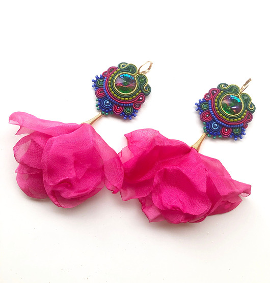 Sutaszowe kolczyki LAGOS kolekcja 2024