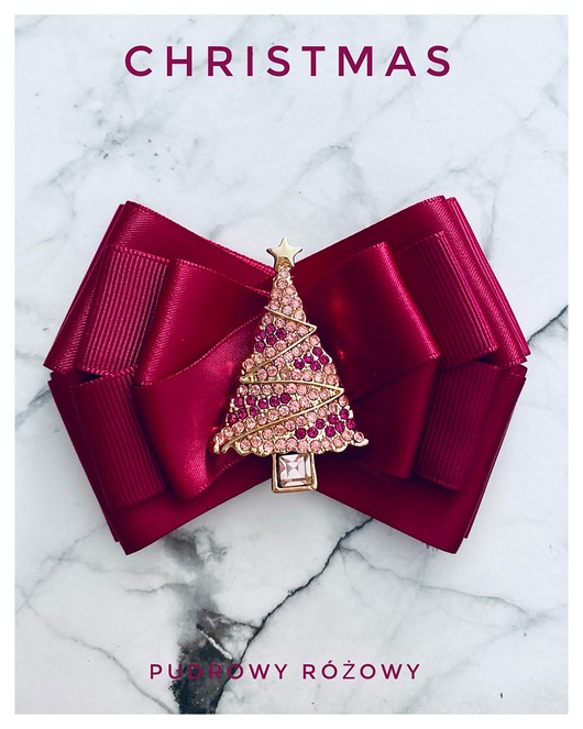 Brosza z Choinką Mikołajki Święta