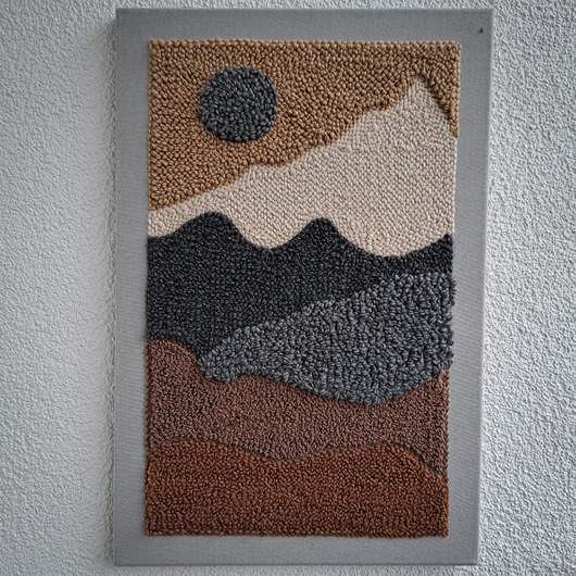 Obraz zachód słońca góry