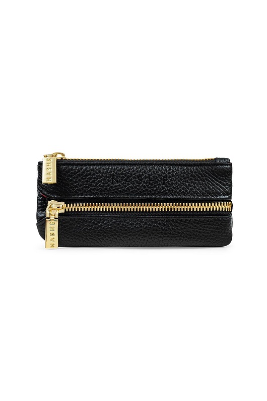 Etui na klucze - kluczówka - mini portfelik - czarny