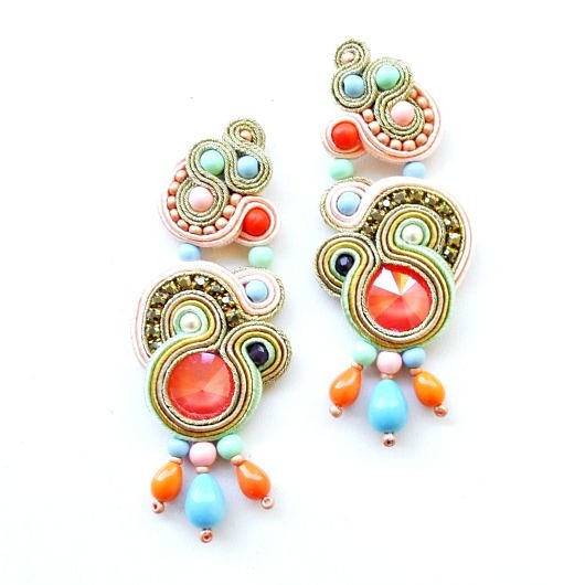 Sutaszowe kolczyki SOLLER