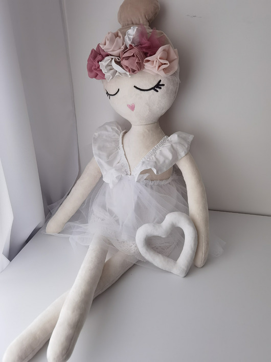 Lalka szmaciana personalizowana XXL 90 cm + zestaw opasek