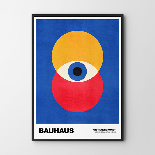 Plakat Bauhaus Blue Eye