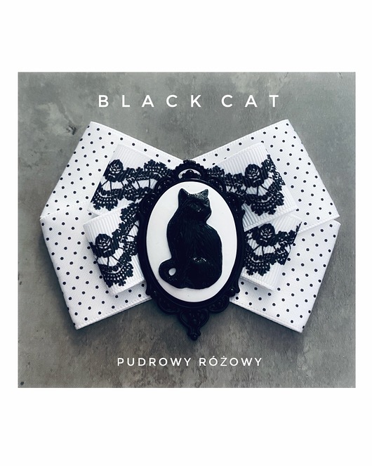 Brosza z imponującym Kotem Kolekcja BLACK CAT