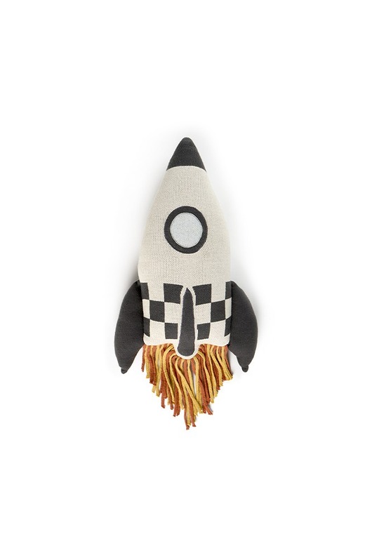 Poduszka rakieta Rocket M, Mom, I want to be an astronaut Lorena Canals