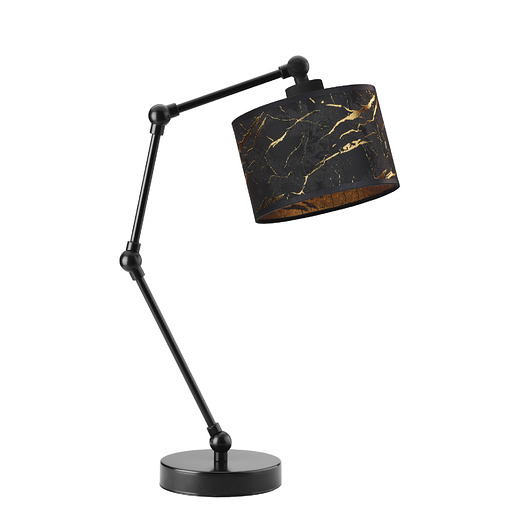 Nowoczesna lampka nocna na regulowanym wysięgniku ASMARA MARMUR