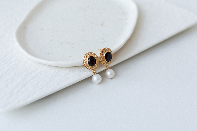 Kolczyki pozłacane Amour No. 2