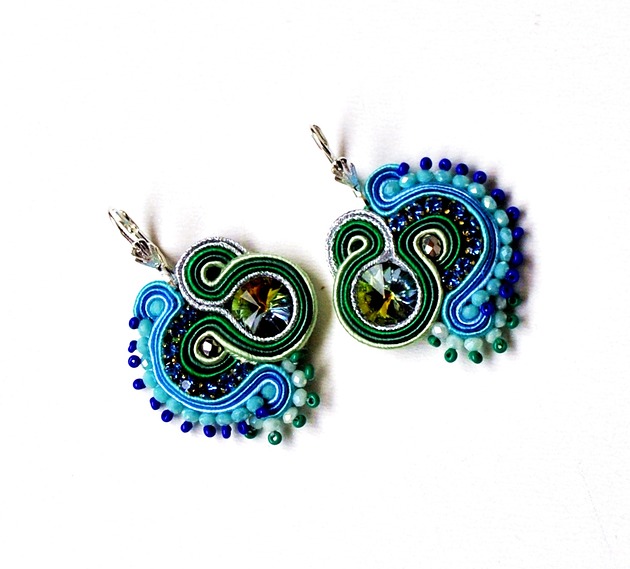 Sutaszowe kolczyki AVILA