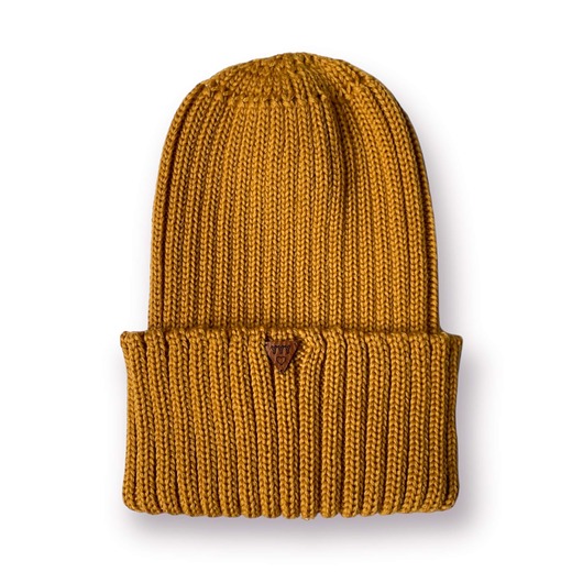 CZAPKA smart merino - musztarda