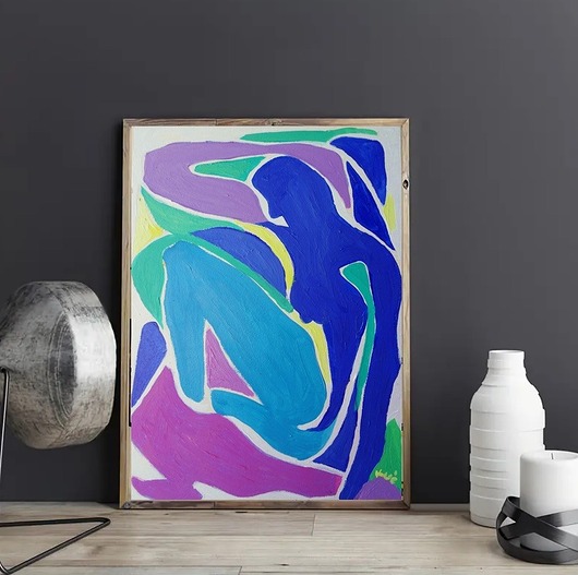 Obraz ręcznie malowany fowizm Henri Matisse style taniec silnie działa