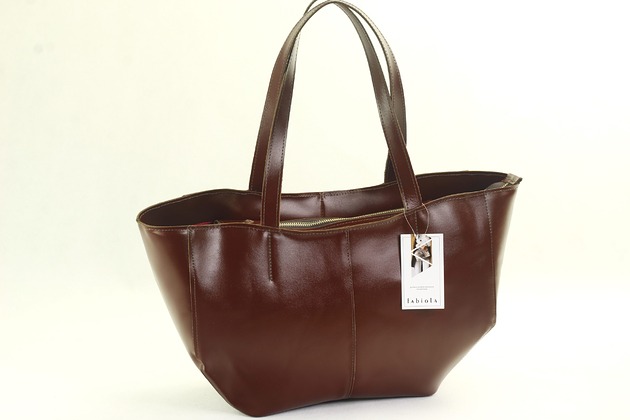 Shopper gina koniak szewro gold