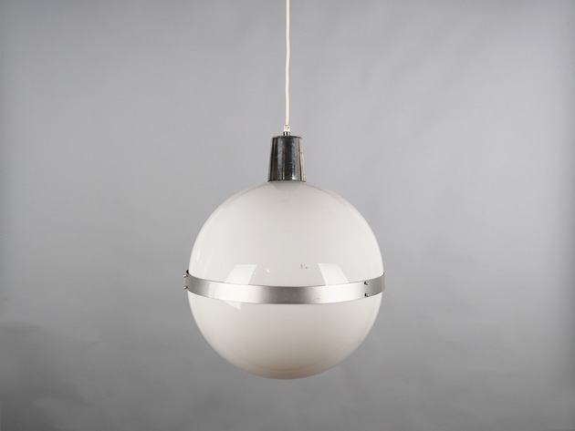 Lampa wisząca, włoski design, lata 70, produkcja: Włochy