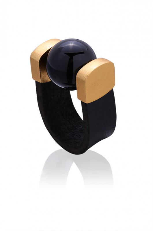 Pierścionek Onyx Ring in Gold