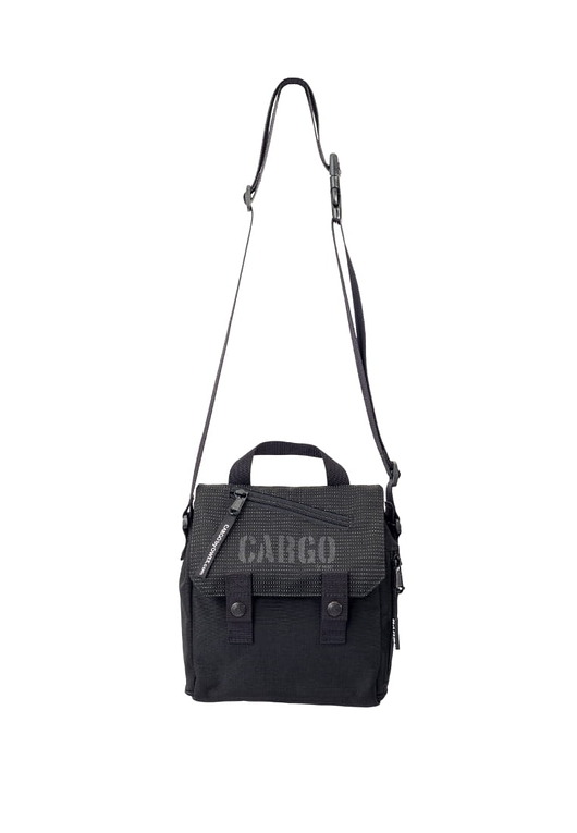 Torba mini-plecak na ramię Reflective BLACK