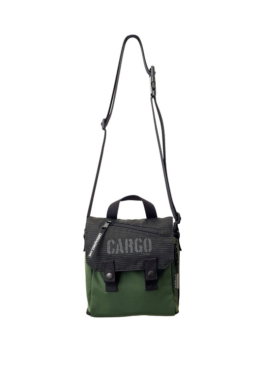 Odblaskowa Torba mini-plecak na ramię ECONYL Reflective GREEN NORI