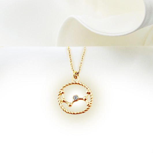 Naszyjnik znak zodiaku SKORPION , prezent dla skorpiona, astrologia