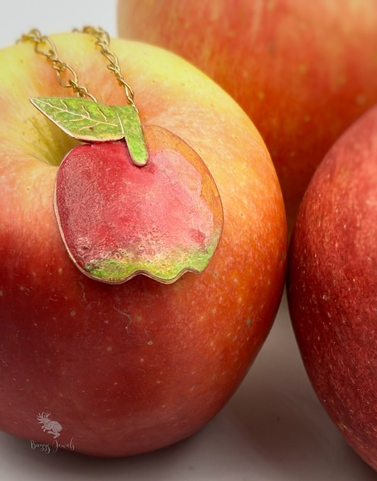 Kolorowy Naszyjnik Jabłuszko