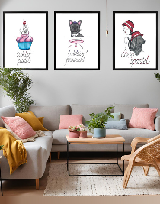 Pieski Słowne - zestaw plakatów