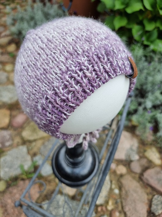 Czapka dziecięca merino alpaka farbowana roślinami Kempesz
