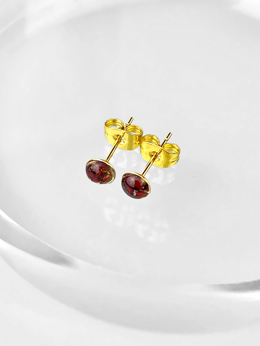 Goździk STYCZEŃ kolczyki sztyfty