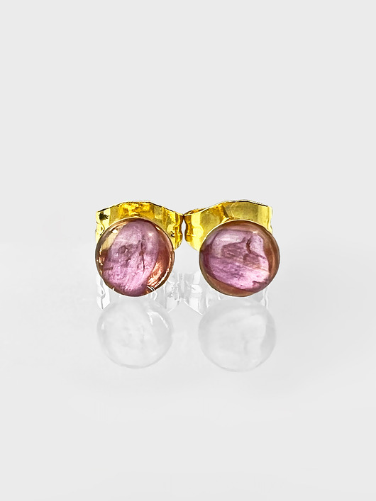 Chryzantema LISTOPAD kolczyki sztyfty