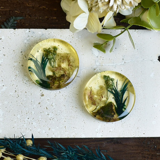 Tunele do uszu 44mm kwiaty trawa / plugi, rozpychacze, tapery, tunele siodłowe