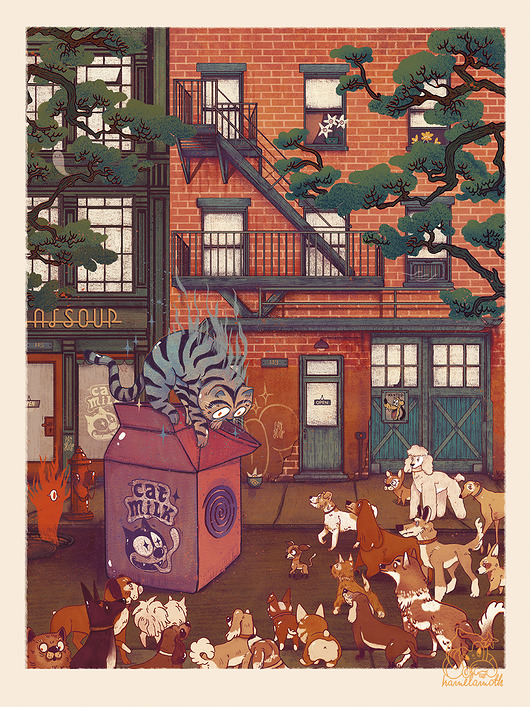 Plakat Cat Soup