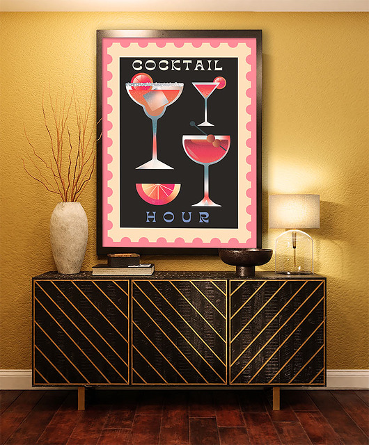 Plakat Cocktail Hour - fine art