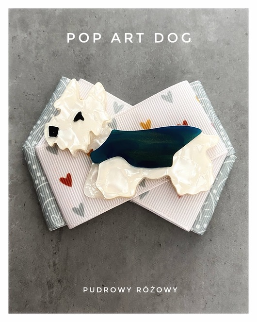 Kolekcja Pop Art Dog Brosza West / White Terrier. NEW