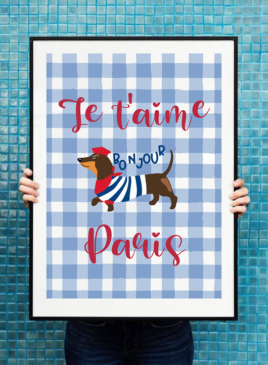 Plakat Jamnik w Paryżu