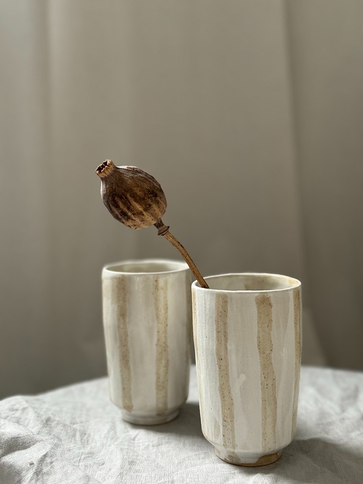 Mały wazon NARA 500ml beż