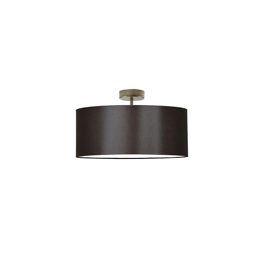 Brązowa lampa przysufitowa do kuchni WENECJA fi - 30 cm