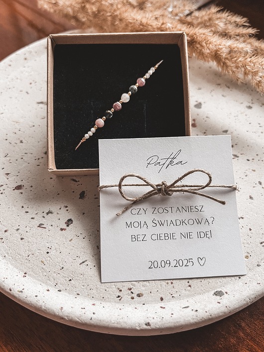 Bransoletka prezent świadkowa, Czy zostaniesz moją Świadkową?