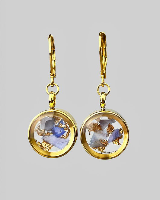 Lilia LIPIEC kolczyki pozłacane wiszące