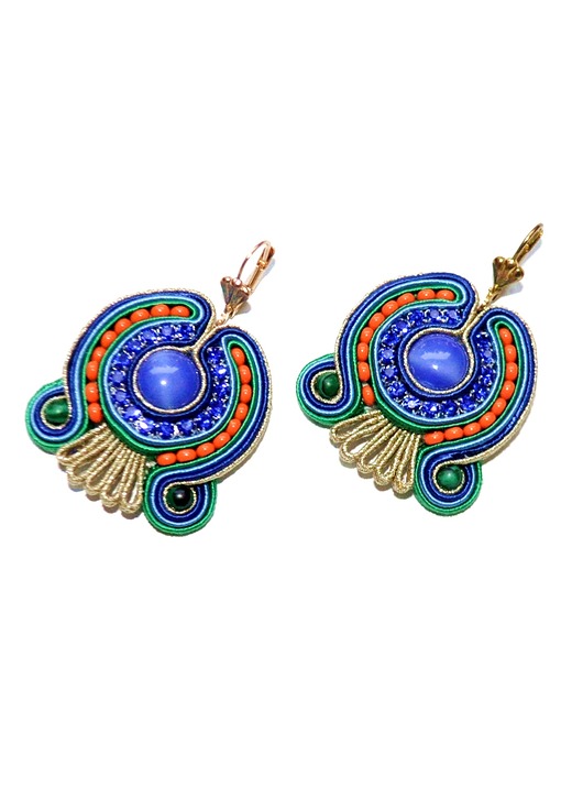 Sutaszowe kolczyki MEXICO