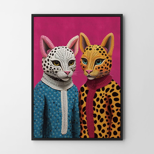 Koty - plakat/ilustracja