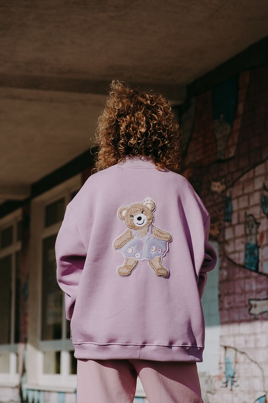 Bluza oversize rozpinana Margaret Teddy