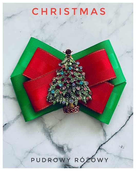 Brosza z Choinką Święta Mikołajki