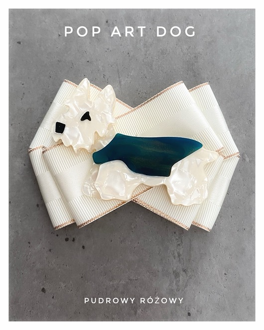 Kolekcja Pop Art Dog Brosza West / White Terrier. NEW
