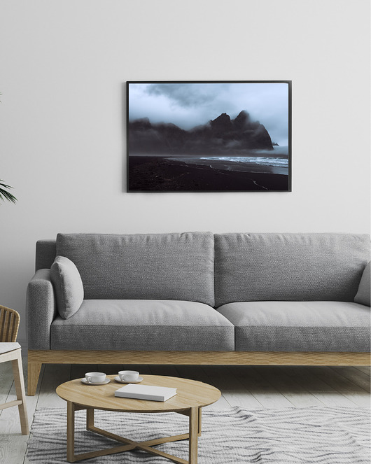 Stokksnes, Islandia, plakat, fotografia, plik cyfrowy