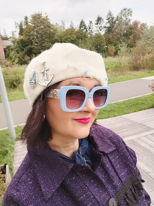 Beret ecru