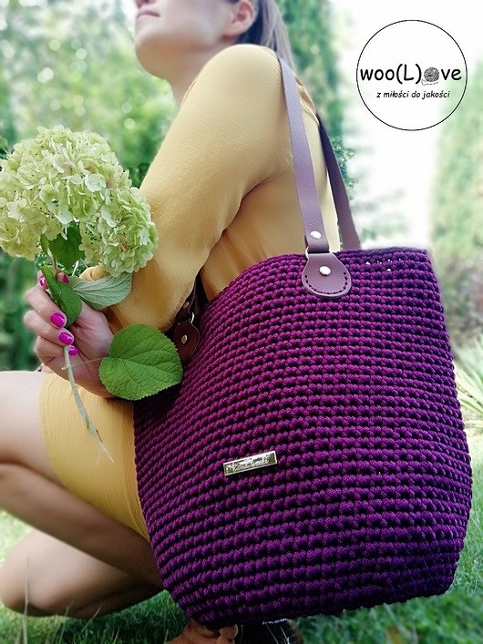 Torba QUEEN (śliwka)