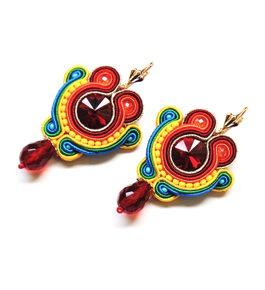 Sutaszowe kolczyki KOPENHAGA