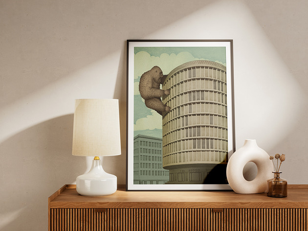 Plakat Kingkong Okrąglak