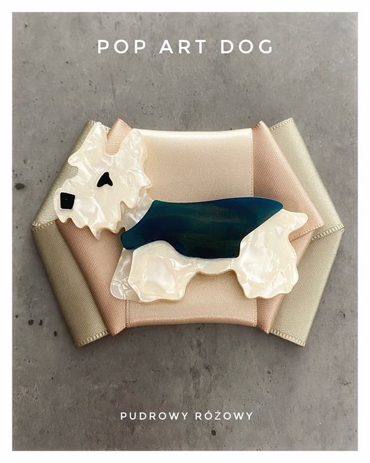 Kolekcja Pop Art Dog Brosza West / White Terrier. NEW