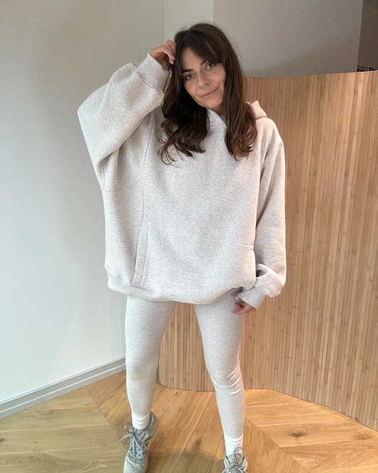 Legginsy Cheer light mocca melange