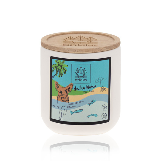 Dzika plaża M - średnia świeca rzepakowa