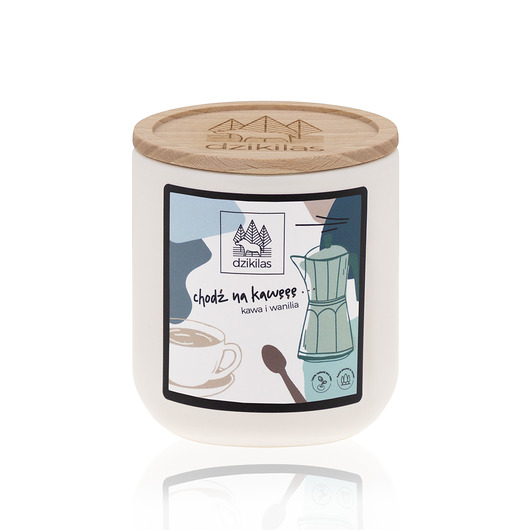 Chodź na kawę M - średnia świeca rzepakowa